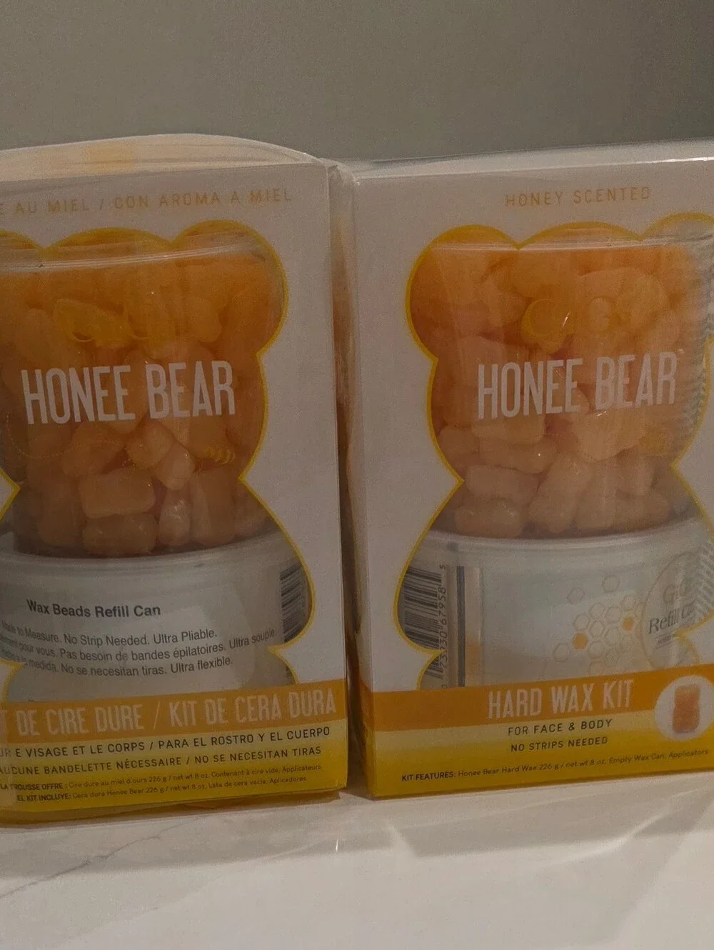 Honey Scented Hard Wax Kit - Peach